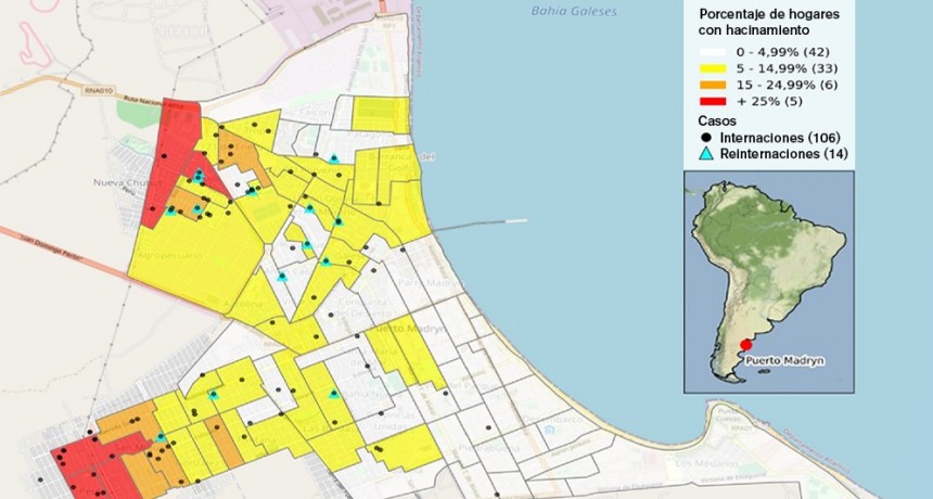 Especialistas del CONICET establecen vínculo entre condiciones de hacinamiento y frecuencia de internaciones por bronquiolitis en una ciudad de Chubut