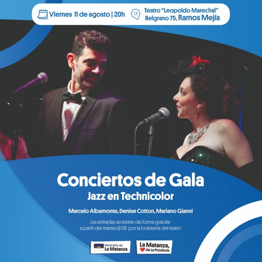 El ciclo Conciertos de Gala presenta “Jazz en technicolor”