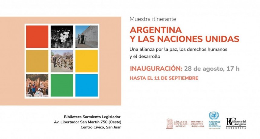 La Biblioteca del Congreso y Naciones Unidas Argentina  impulsan muestra itinerante