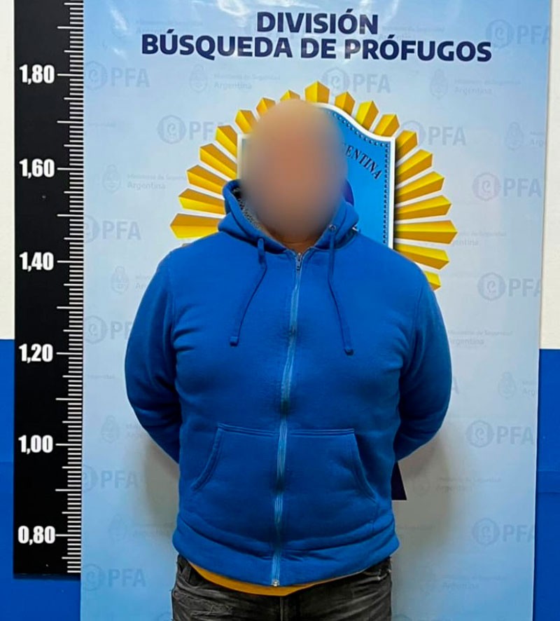 Cayó en pleno microcentro el prófugo condenado por matar a un motociclista y huir