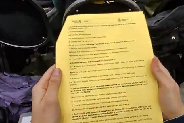 Fraude en el examen de residencias: el Gobierno denunció a médicos por copiarse con anteojos con cámara y audífonos