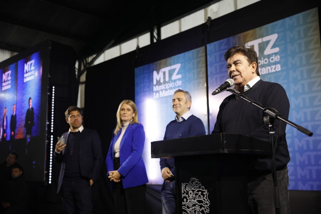 Kicillof, Espinoza y Magario en La Matanza: “El 7 de septiembre vamos a ponerle un freno a Milei”