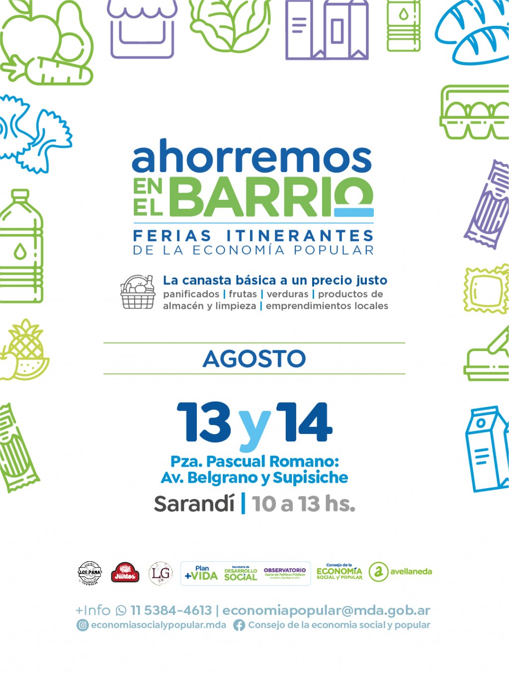 Ahorremos en el barrio: la feria itinerante que acerca precios justos a Sarandí