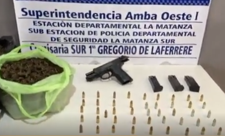 Cayó en Gregorio de Laferrere el jefe de una banda narco y de robo de motos