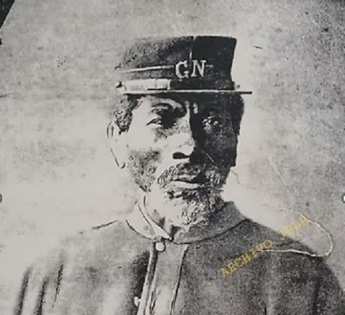 El negro Campana, soldado de los Andes.