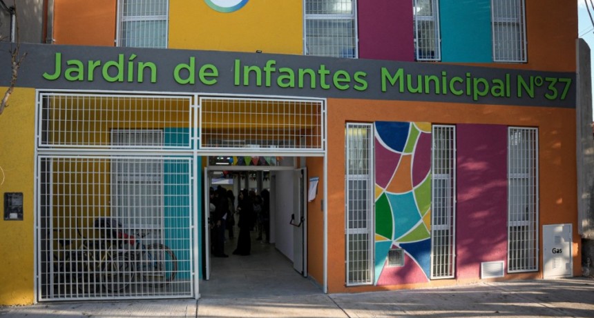 Avellaneda inauguró un nuevo jardín municipal en Wilde con inversión millonaria