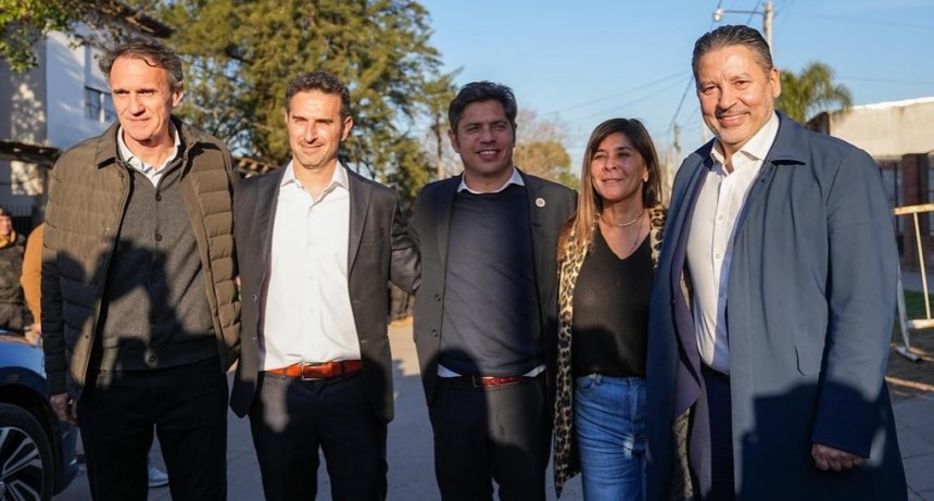 Kicillof y Menéndez reforzaron la seguridad en Merlo y sumaron nuevas aulas escolares