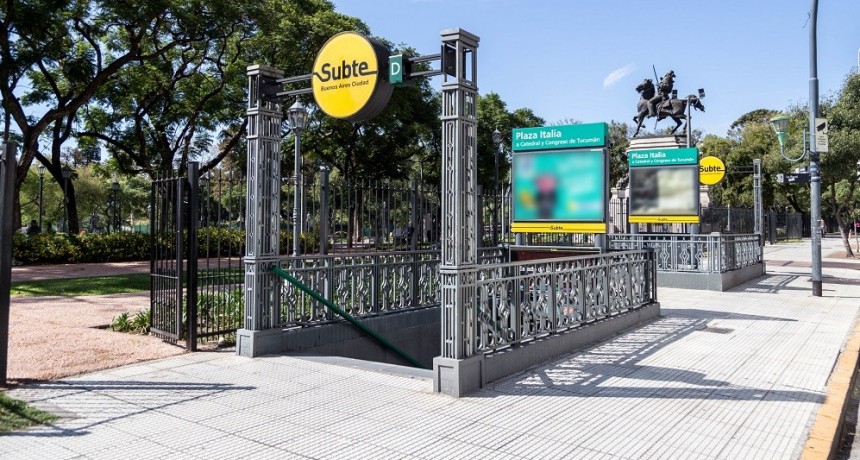 Cierran Plaza Italia por tres meses para una renovación total de la estación de la Línea D