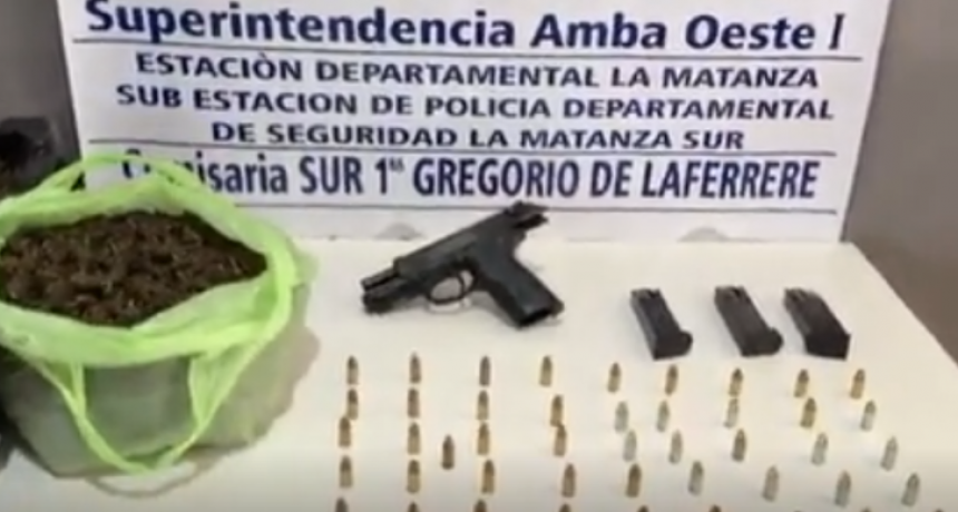 Cayó en Gregorio de Laferrere el jefe de una banda narco y de robo de motos