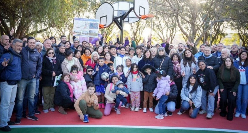 Quilmes estrenó el nuevo Parque de los Deportes con juegos, calistenia y luminarias LED