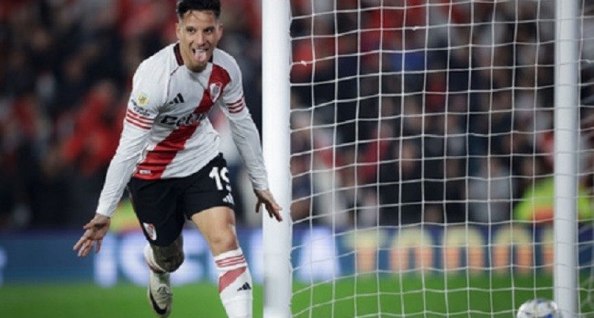 River goleó a Godoy Cruz con suplentes y recuperó la cima del Clausura