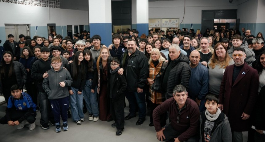 Magdalena Sierra inauguró obras por más de $149 millones en la Técnica 7 de Avellaneda