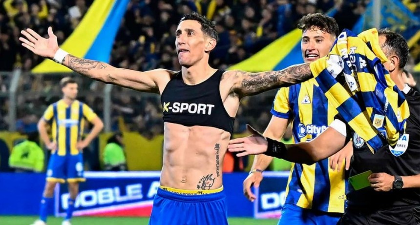 Golazo histórico de Di María y triunfo de Central en el clásico rosarino