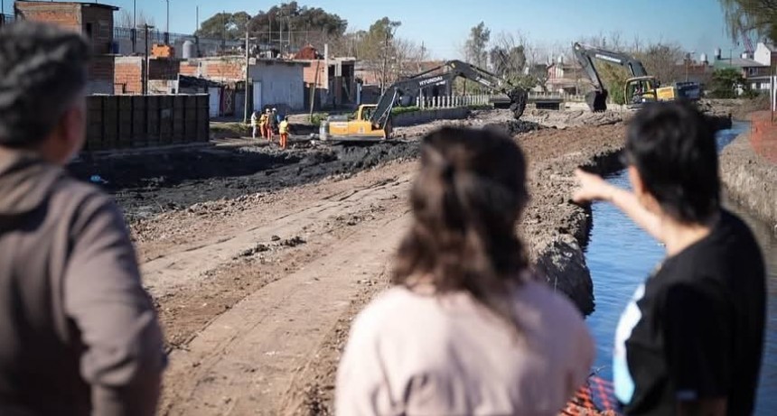 Quilmes avanza con la readecuación del arroyo San Francisco-Las Piedras