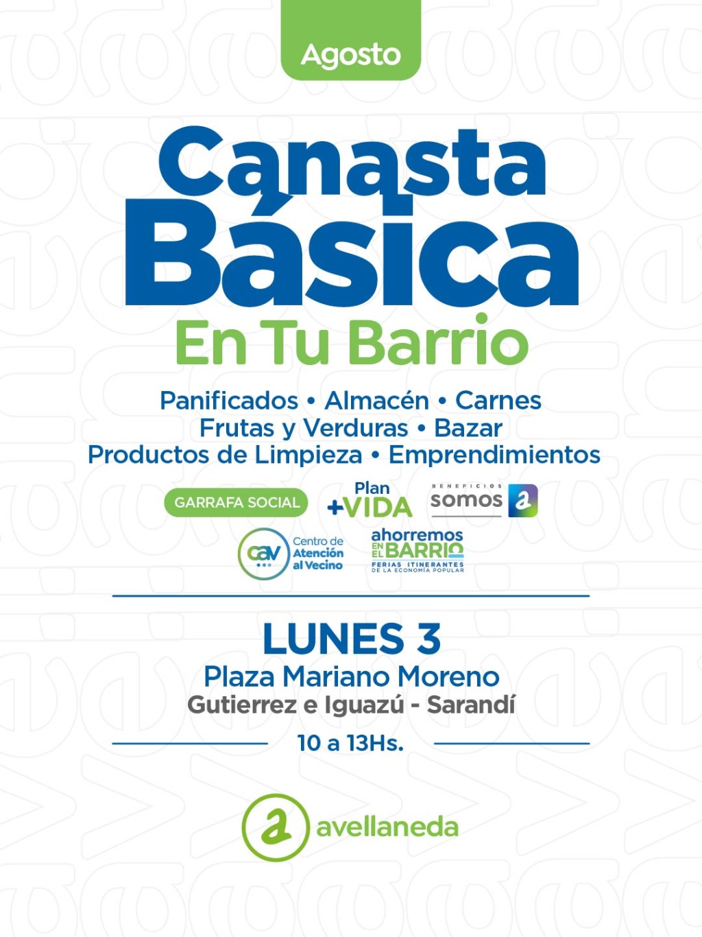 Canasta B&aacute;sica en tu Barrio llega a Sarand&iacute; con alimentos y productos esenciales a precios populares