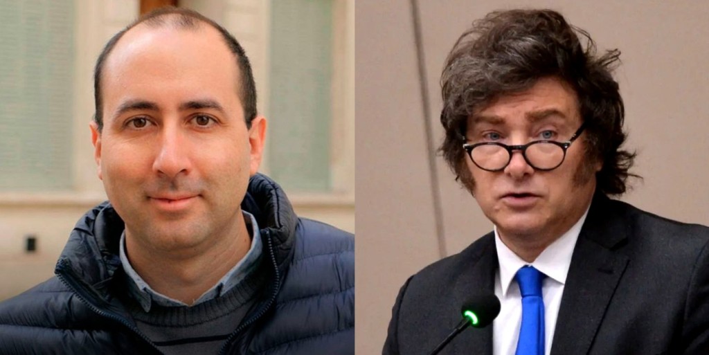 Milei intenta despegarse de Cerimedo, pero los registros oficiales lo contradicen