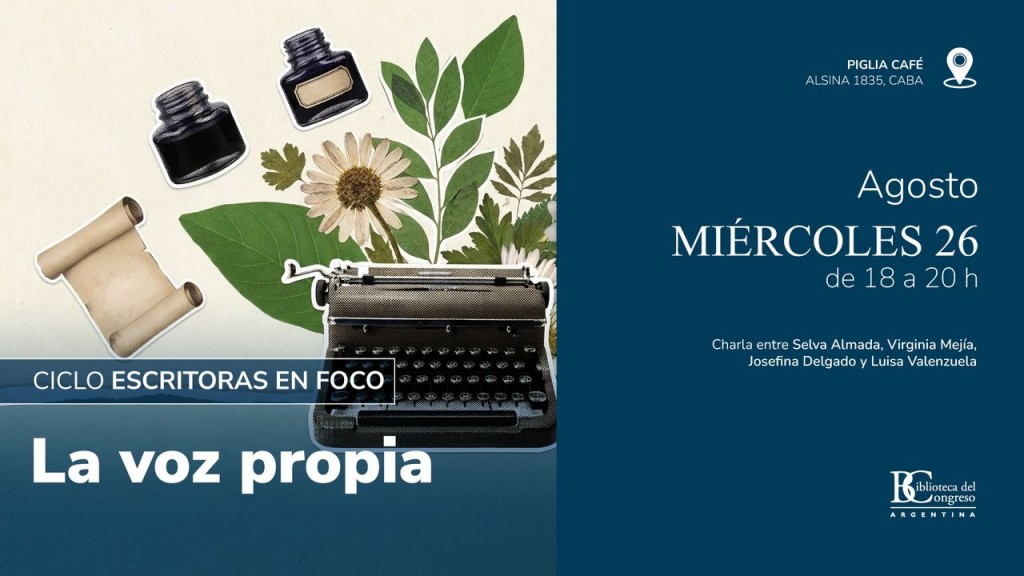 Nueva edici&oacute;n del ciclo &ldquo;Escritoras en foco&rdquo;  en la Biblioteca del Congreso