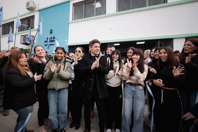 Kicillof inaugur&oacute; dos escuelas en Presidente Per&oacute;n con una inversi&oacute;n de $6.404 millones