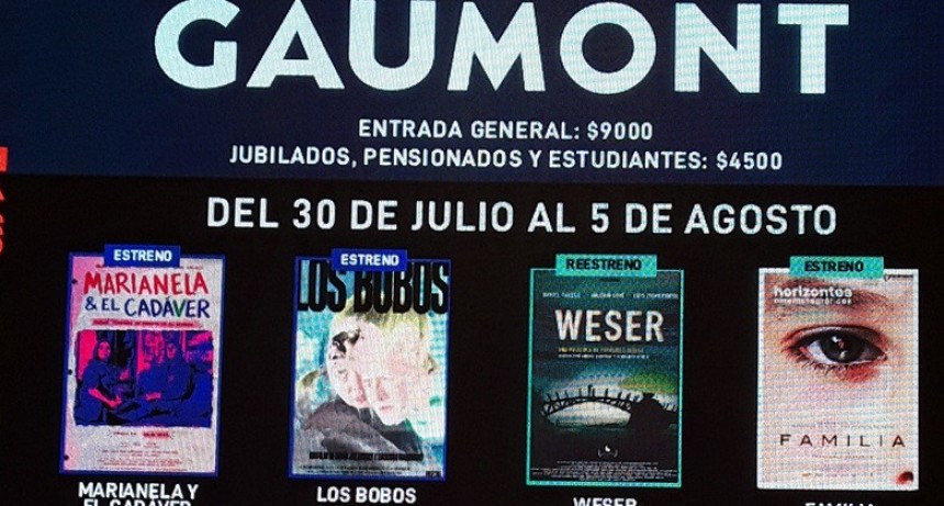 El Gaumont renueva su cartelera con estrenos, cl&aacute;sicos y cine argentino del 30 de julio al 5 de agosto