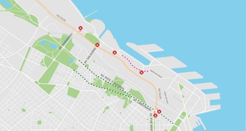 Atenci&oacute;n conductores: cerrar&aacute;n durante la noche la autopista Illia y un tramo de Cantilo por importantes obras