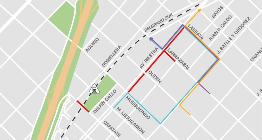 Atenci&oacute;n vecinos de Lugano: habr&aacute; cortes y desv&iacute;os por obras en el ferrocarril Belgrano