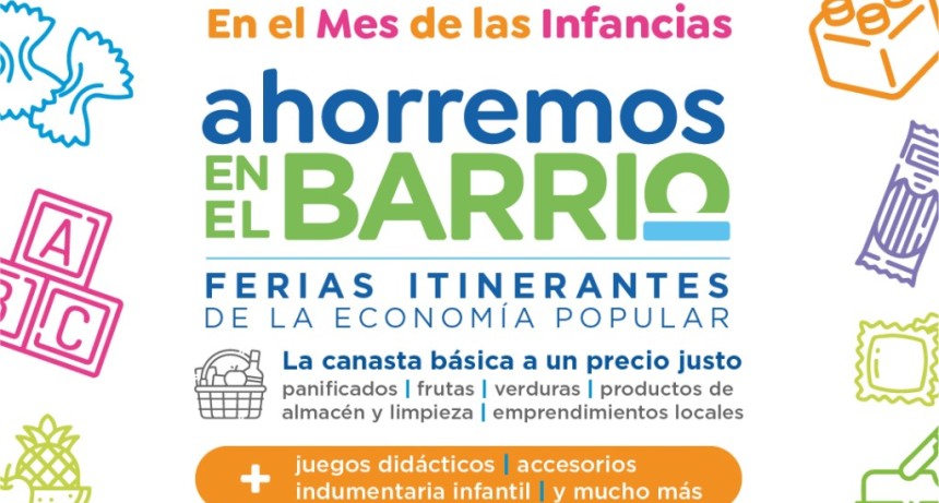 AHORREMOS EN EL BARRIO: llega a Wilde una feria con alimentos, productos y ofertas a precios justos