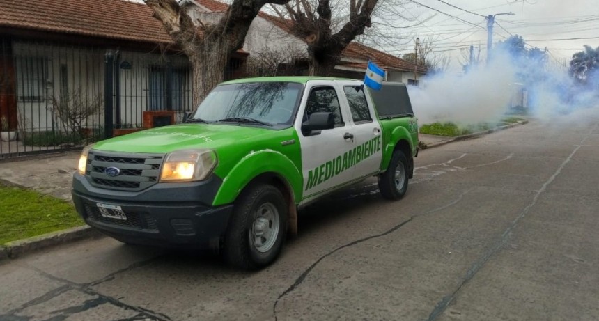 Refuerzan la fumigaci&oacute;n en Esteban Echeverr&iacute;a para frenar al mosquito del dengue