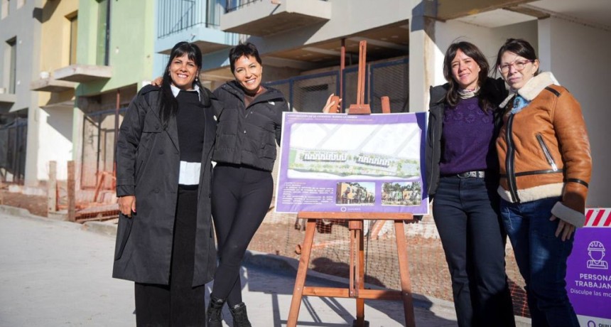 Avanzan las 28 viviendas de La Odisea y Quilmes prepara un nuevo espacio urbano junto al arroyo