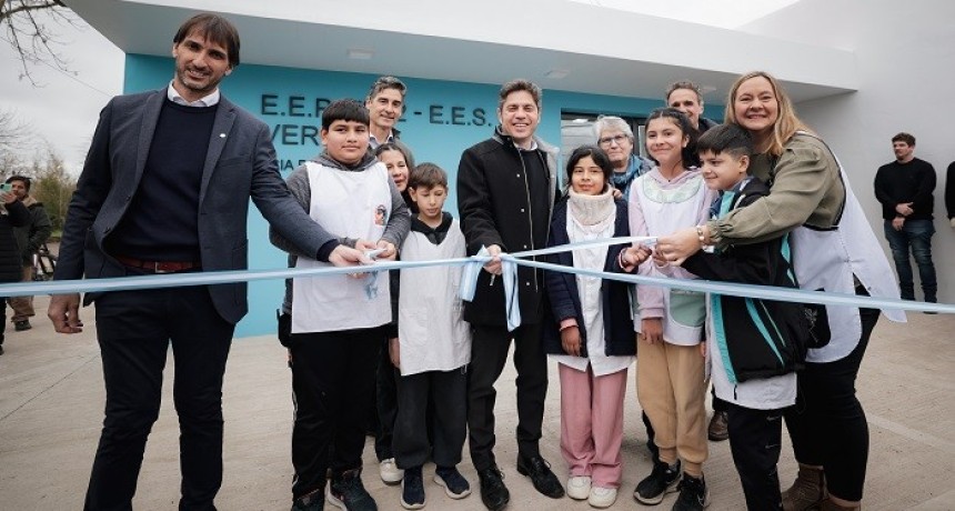 Kicillof cruz&oacute; al Gobierno de Milei durante una inauguraci&oacute;n: &ldquo;No vamos a permitir que nos saquen la educaci&oacute;n p&uacute;blica&rdquo;