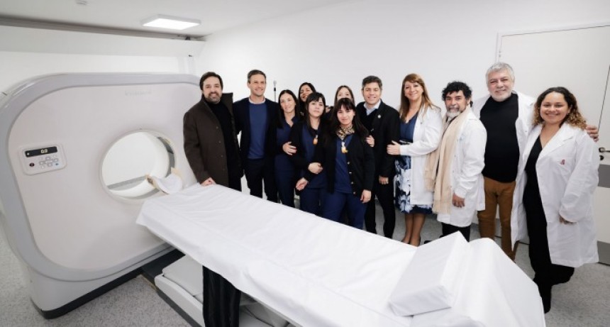 Kicillof inaugur&oacute; una sala de tomograf&iacute;a y una base del SAME en San Vicente