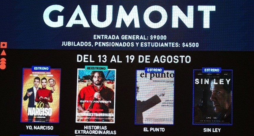 El Gaumont renueva su cartelera: estrenos, cine argentino y opciones para toda la semana