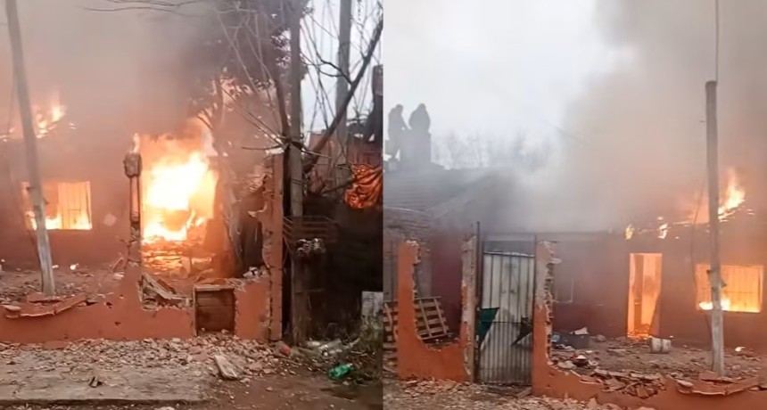 Mataron a dos j&oacute;venes en Florencio Varela y los vecinos incendiaron una casa
