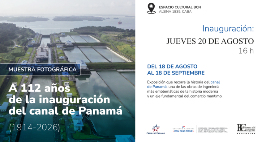 &ldquo;A 112 a&ntilde;os de la inauguraci&oacute;n del Canal de Panam&aacute;&rdquo;  Muestra fotogr&aacute;fica en la Biblioteca del Congreso