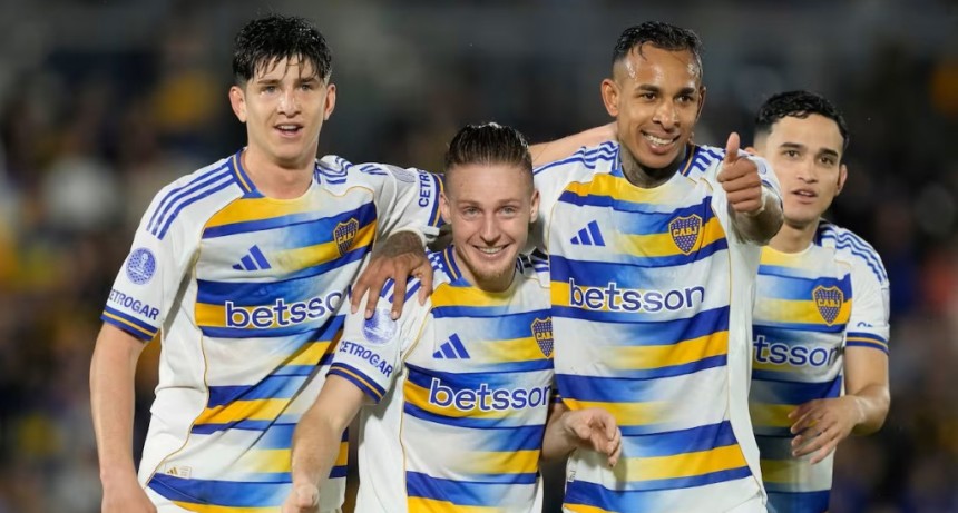Boca gole&oacute; a Recoleta en Paraguay y avanz&oacute; con autoridad a cuartos de la Sudamericana