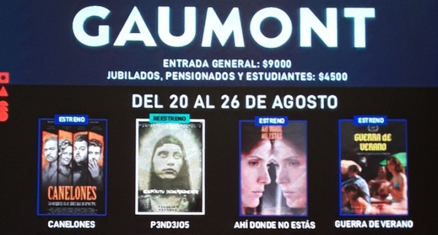 El Gaumont renueva su cartelera con estrenos y una variada selecci&oacute;n de cine argentino
