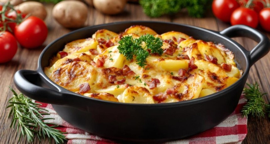 Tartiflette: el gratinado franc&eacute;s de papas, panceta y queso que es puro sabor