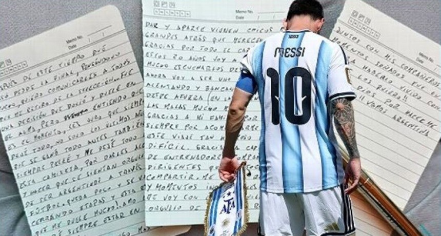 Gracias por tanto f&uacute;tbol, Messi se retir&oacute; de la Selecci&oacute;n
