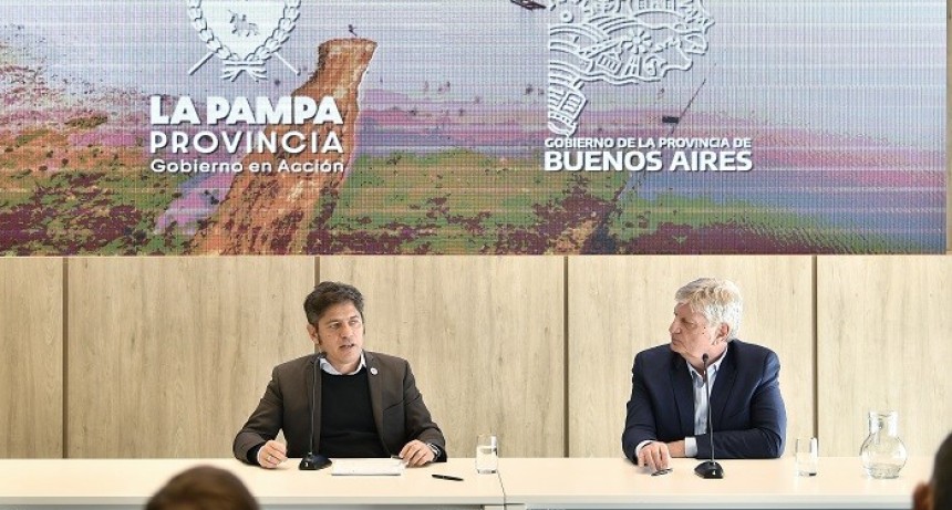 Kicillof y Ziliotto acordaron reforzar la cooperaci&oacute;n entre Buenos Aires y La Pampa ante la llegada de El Ni&ntilde;o