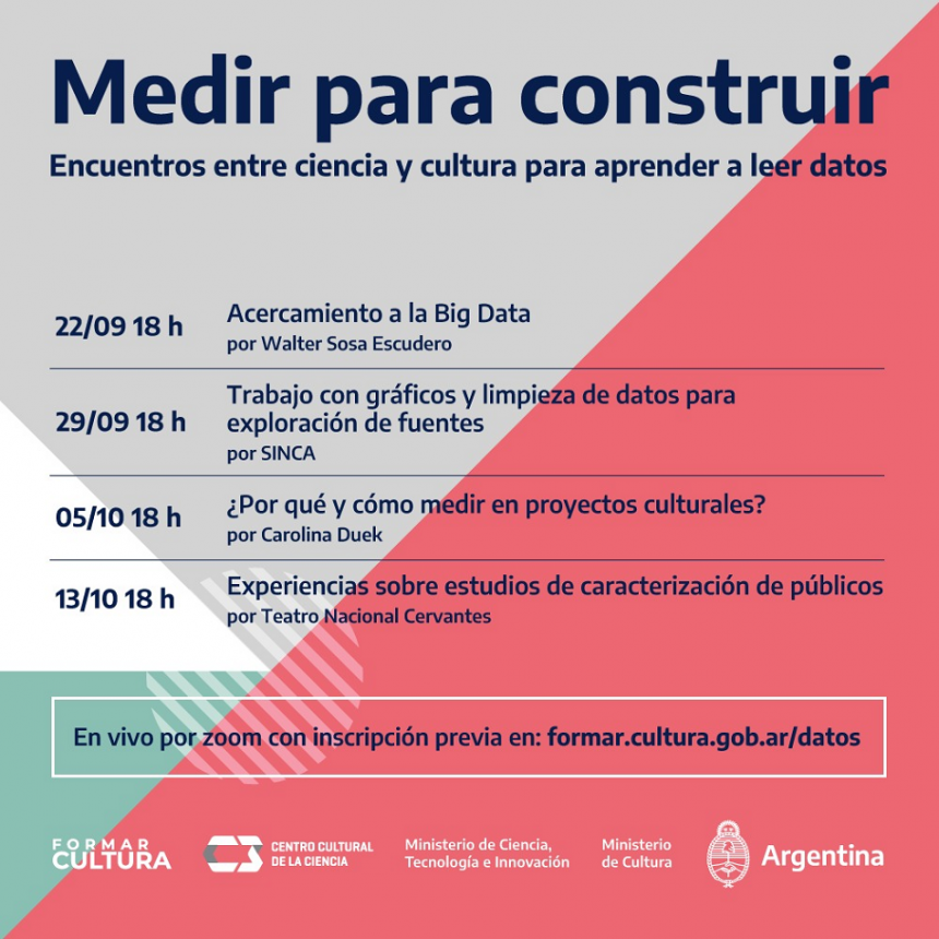 “Medir para construir”: encuentros entre ciencia y cultura para aprender a leer datos