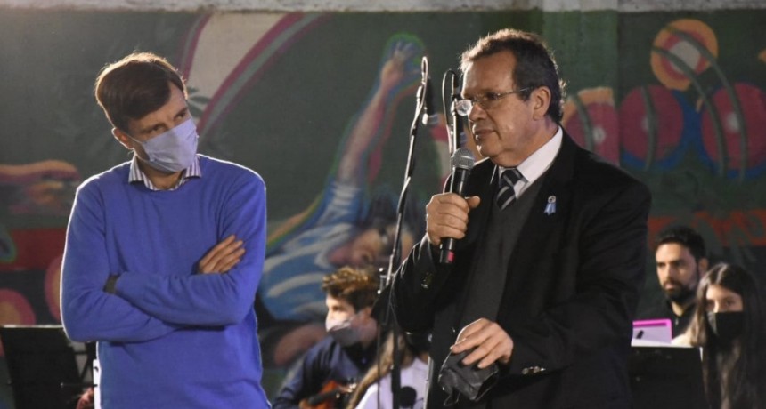 Lucas Ghi y Tristán Bauer participaron del cierre del Mes de las Infancias en Morón