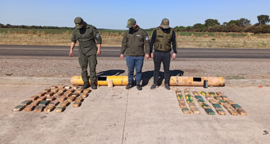 Gendarmería incautó 148 kilos de cocaína y detuvo a cinco miembros de la organización narcotraficante