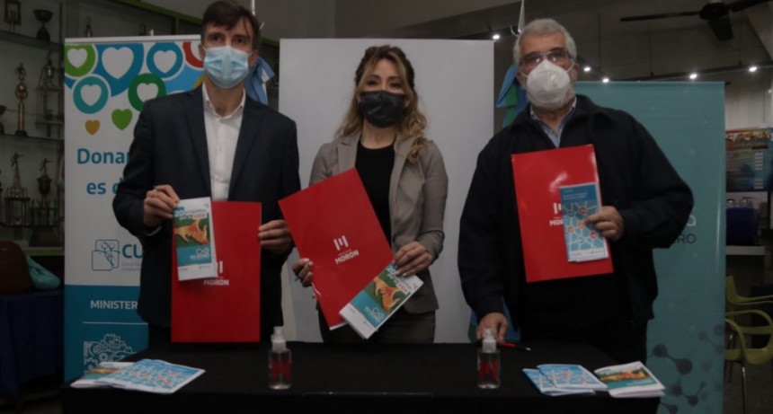 El Municipio de Morón firmó un convenio para promover la donación de sangre y órganos
