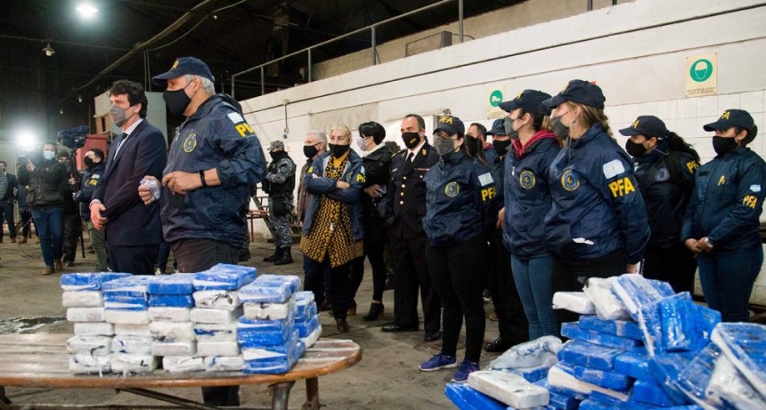 El Ministerio de Seguridad incineró cerca de 800 kilos de estupefacientes