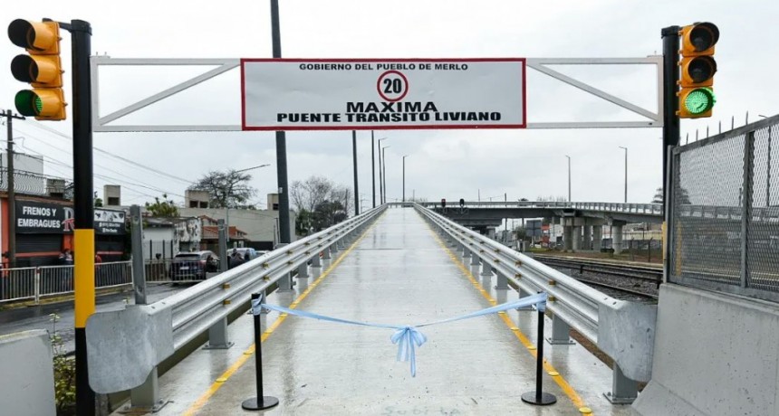 Dos nuevos puentes modulares en Ituzaingó y Merlo para la Sarmiento