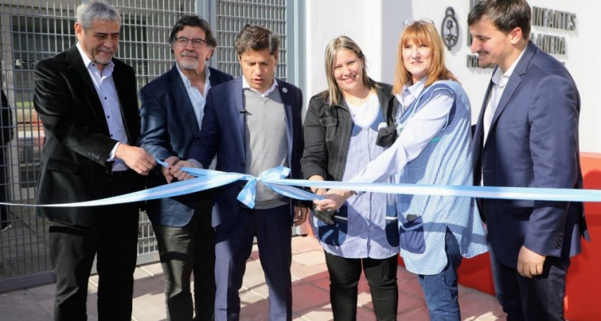 Ferraresi y Kicillof inauguraron obras en dos jardines de infantes en Avellaneda