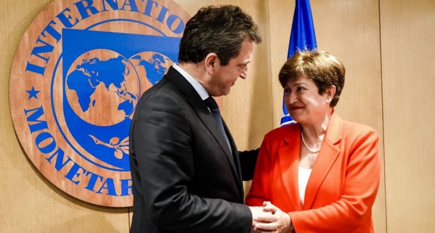 Sergio Massa se reunió con la Directora Gerenta del FMI, Kristalina Georgieva
