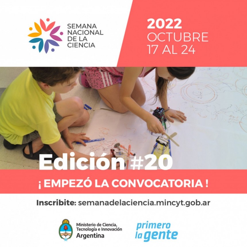 Abierta la convocatoria de actividades para la Semana Nacional de la Ciencia y la Tecnología