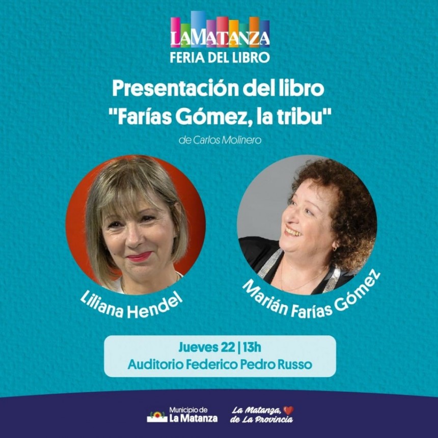 Marián Farías Gómez y Liliana Hendel presentan 