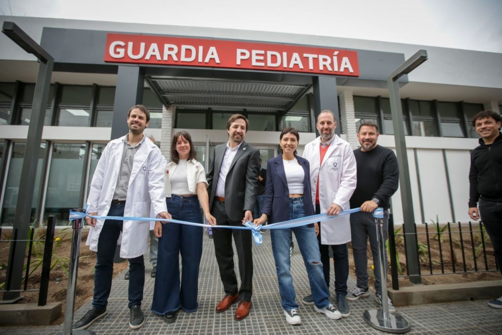 Mendoza y Kreplak inauguraron obras en el hospital Dr. Eduardo Oller de Solano