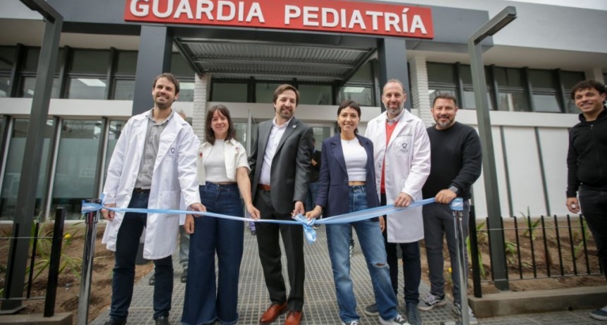 Mendoza y Kreplak inauguraron obras en el hospital Dr. Eduardo Oller de Solano